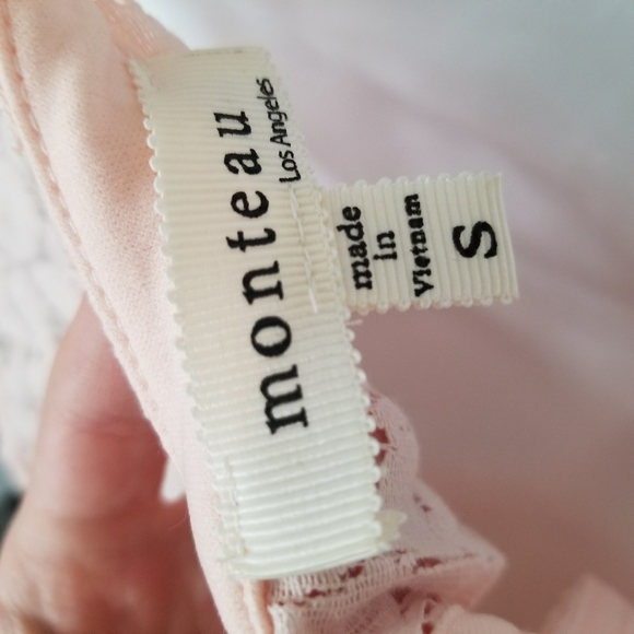 Monteau Pink Lace Dress - Picture 6 of 6